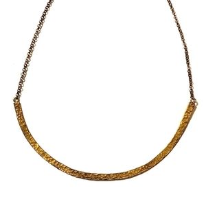Gold Half Bar Necklace